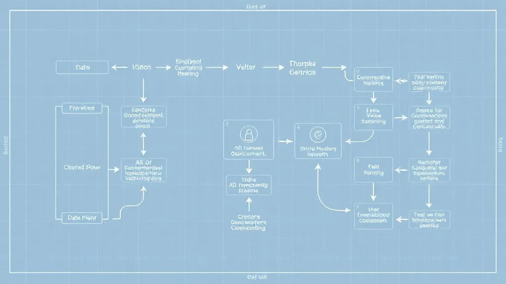 A technical schematic diagram showing the data flow of an AI